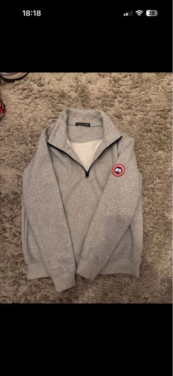 Pull demi zip Canada goose 