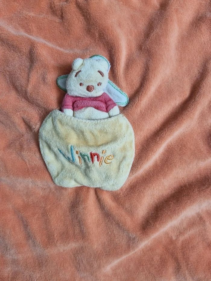 ​Dors-Bien Bébé 12 Mois - Winnie l'Ourson Disney - Velours Très Bon État - photo numéro 2