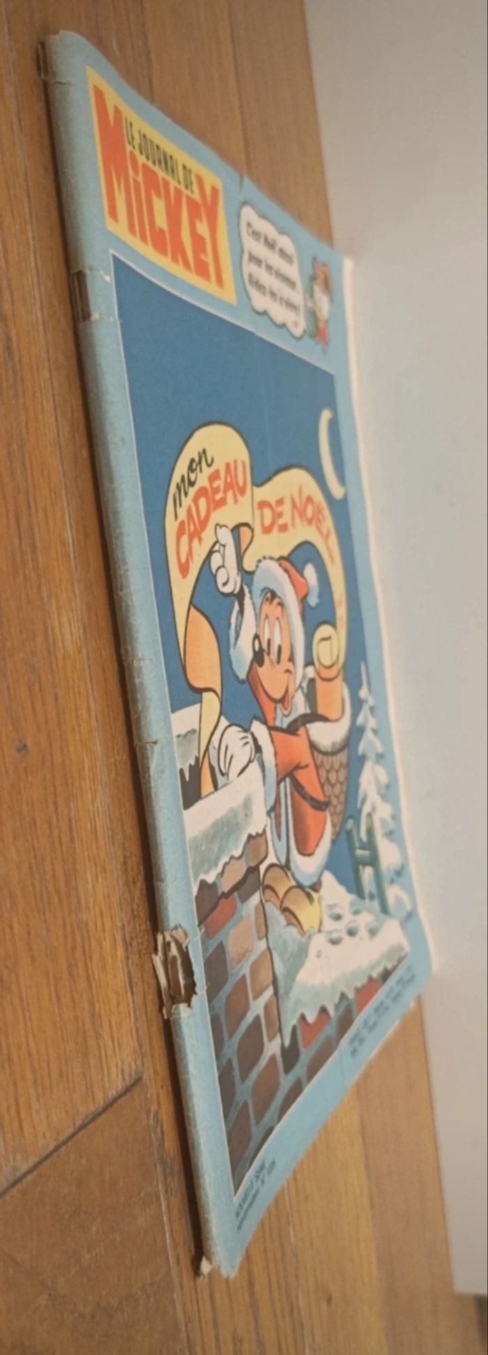 Ancien journal de mickey avec poster joyeux Noël 1975 N°1228 vintage - photo numéro 10