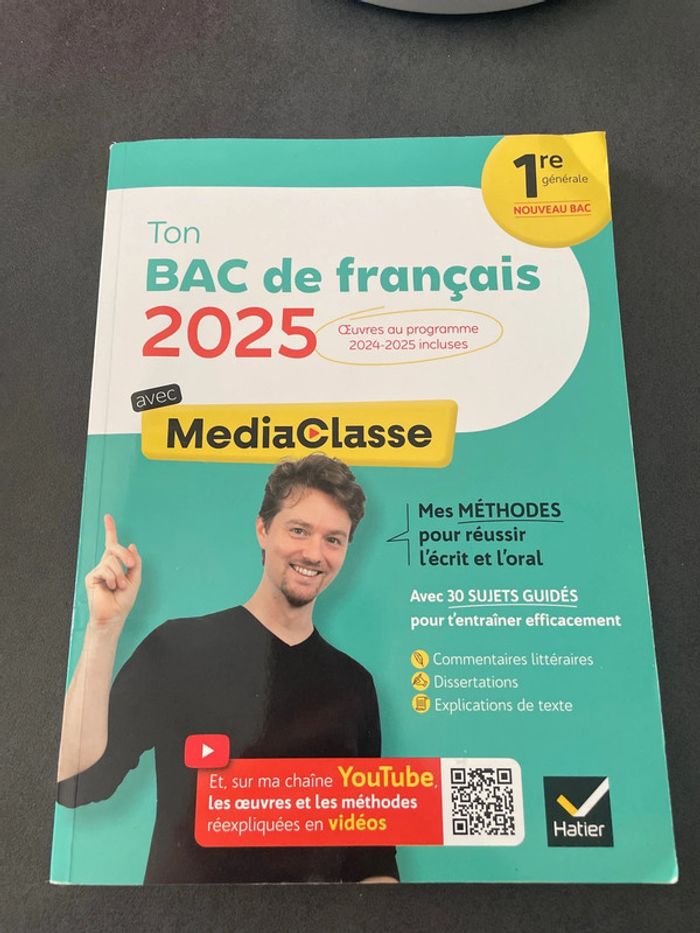 Média classe bac français 2025 1 ère première lycée bac