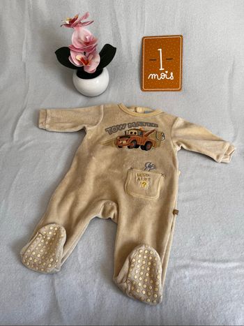 Pyjama velours 1 mois