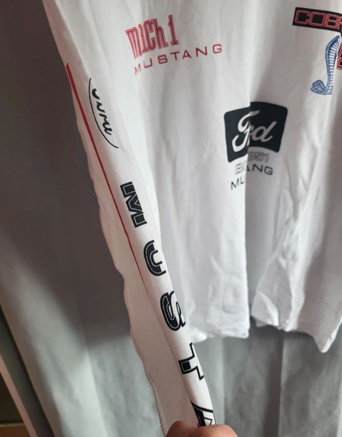 Tee shirt à manches longues Ford mustang zara - photo numéro 6