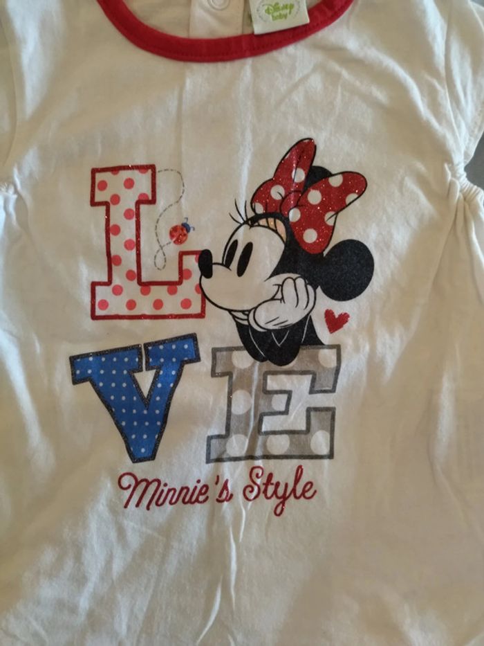 T-shirt Disney Minnie 23 mois - photo numéro 2