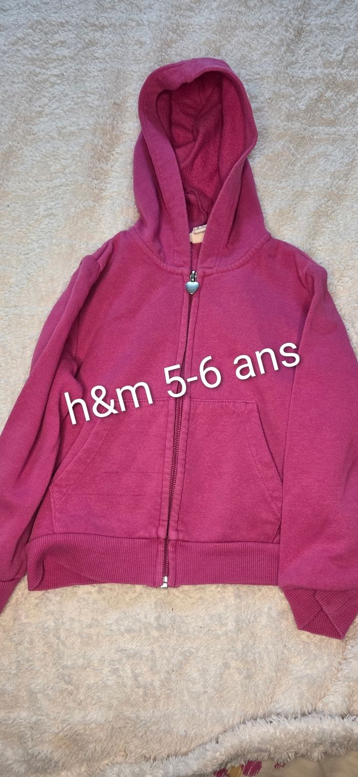 Sweat polaire 5-6 ans h&m