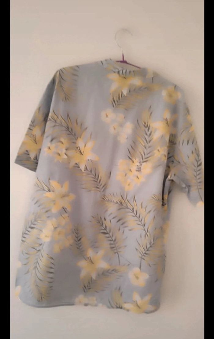 Chemise à fleur manche courte Jack & Jones - photo numéro 3