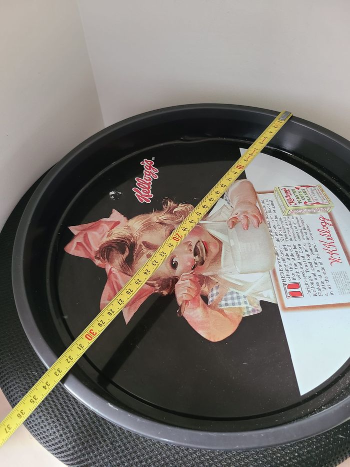 Plaque de collection nostalgie de Kellogg « Girl With the Pink Bow » - Plaque collector de Kellogg - - photo numéro 4