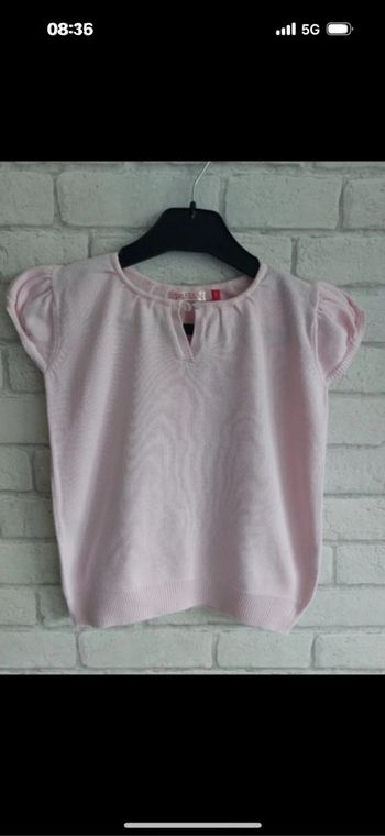 Tee-shirt pull fin C.F.K (Monoprix) taille 8 ans