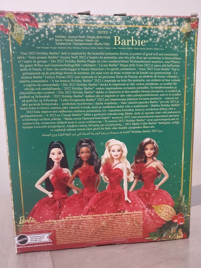 Poupée Barbie Joyeux Noël. - photo numéro 2