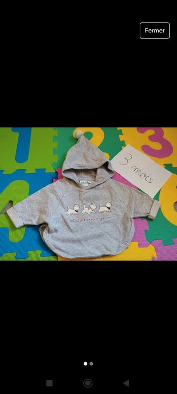 Poncho marie des aristochat 3 mois