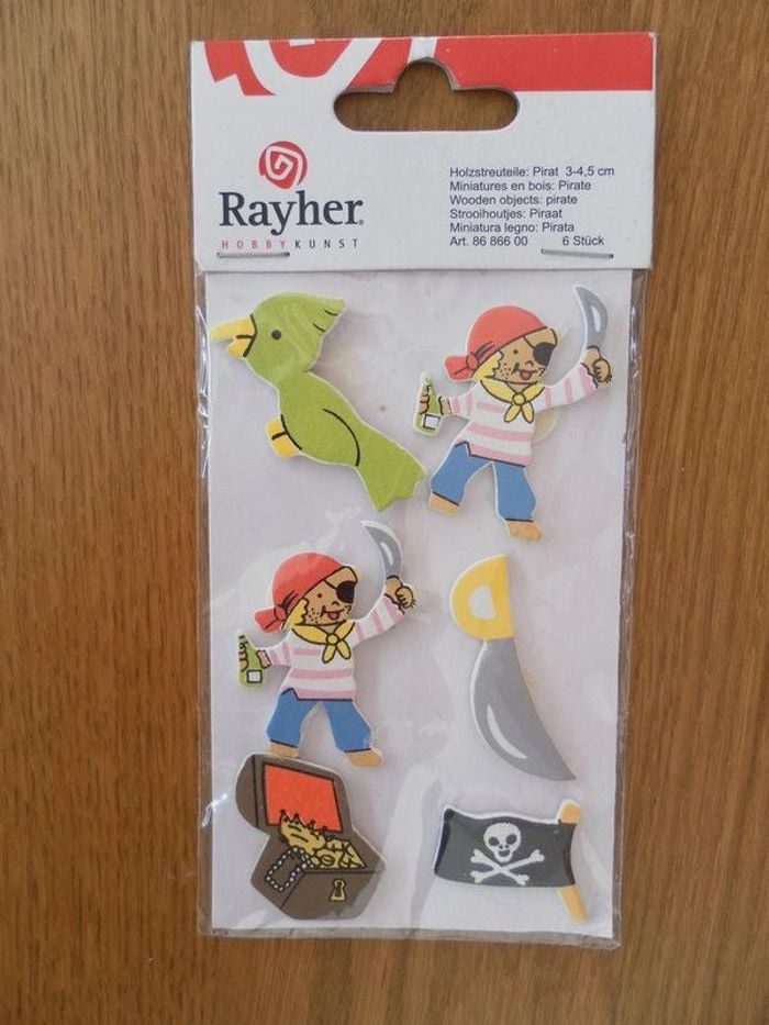 Embellissements scrapbooking pirate