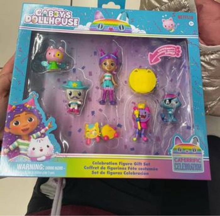 Coffret célébration Figurines Gabby chat / fête costumée