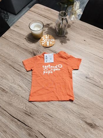 T-shirt kimbaloo 3 mois neuf