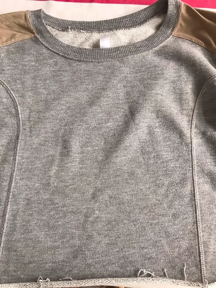 Sweat croc top gris - photo numéro 5