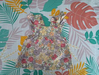 Robe bébé fille 0/3 mois naissance/3 mois 62 cm très bon état