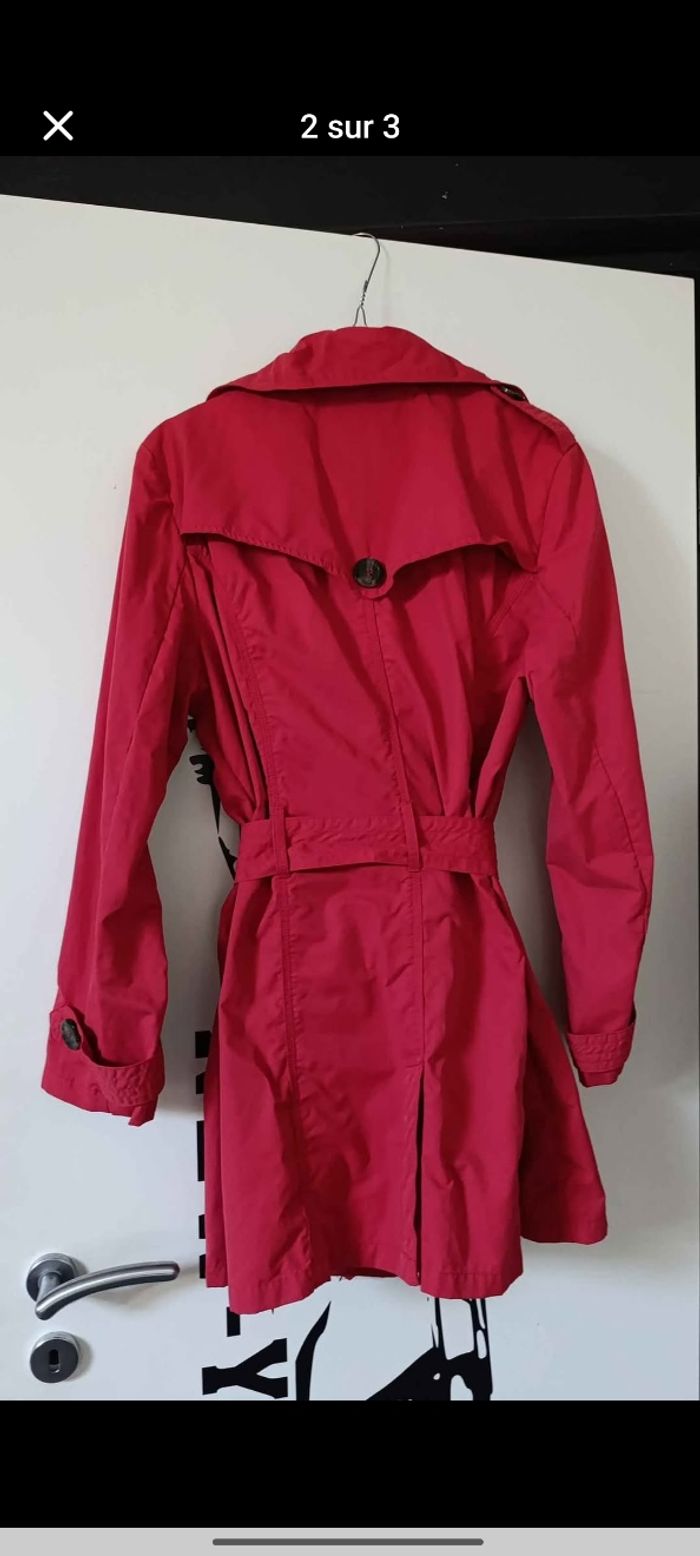 Imperméable trench rouge - photo numéro 2