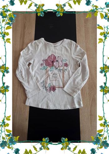 Tshirt manche longue a paillette 5/6ans