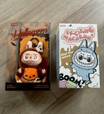Labubu Halloween et Macaron Popmart