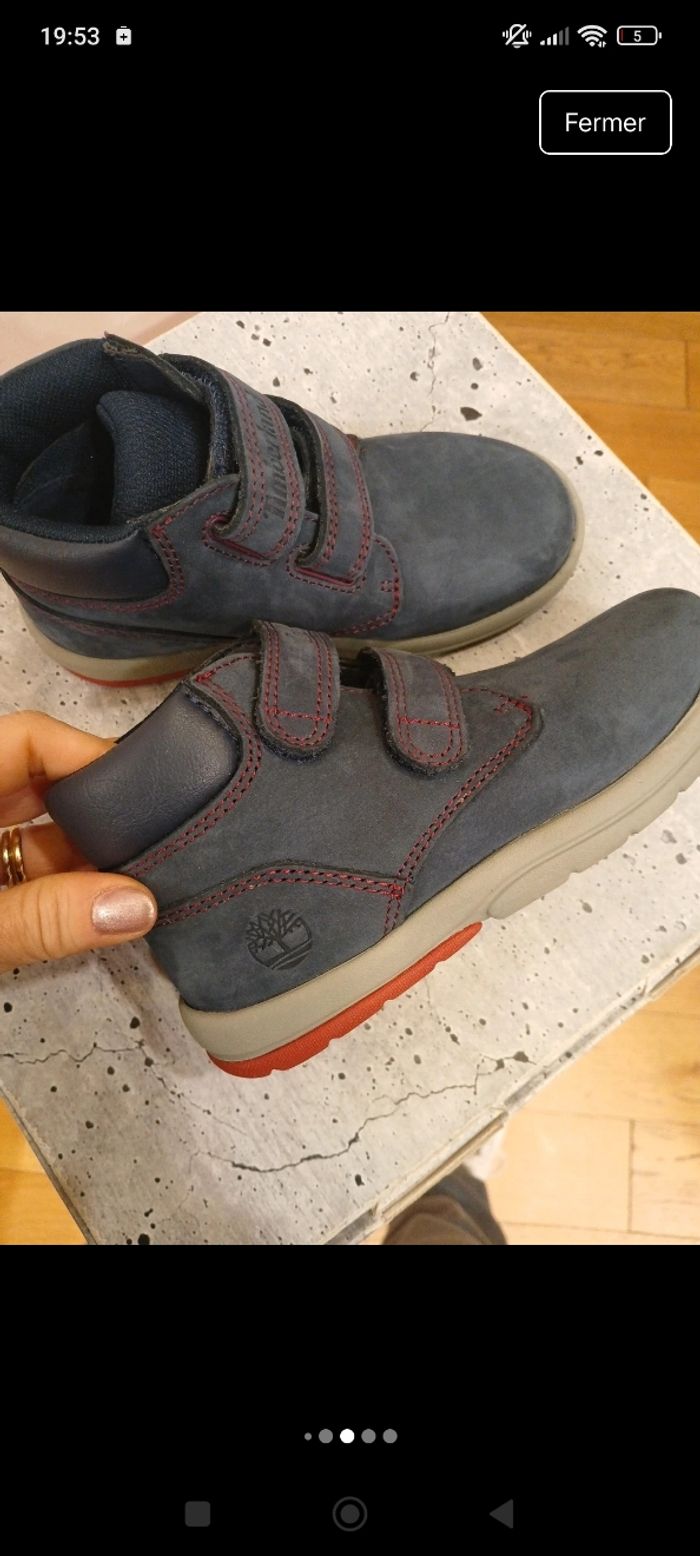 Baskets Timberland à scratch taille 28 - photo numéro 7