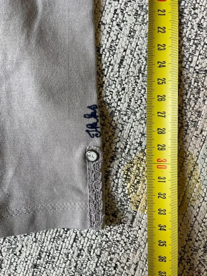 Leggings ikks gris 6 mois 67 cm - photo numéro 2