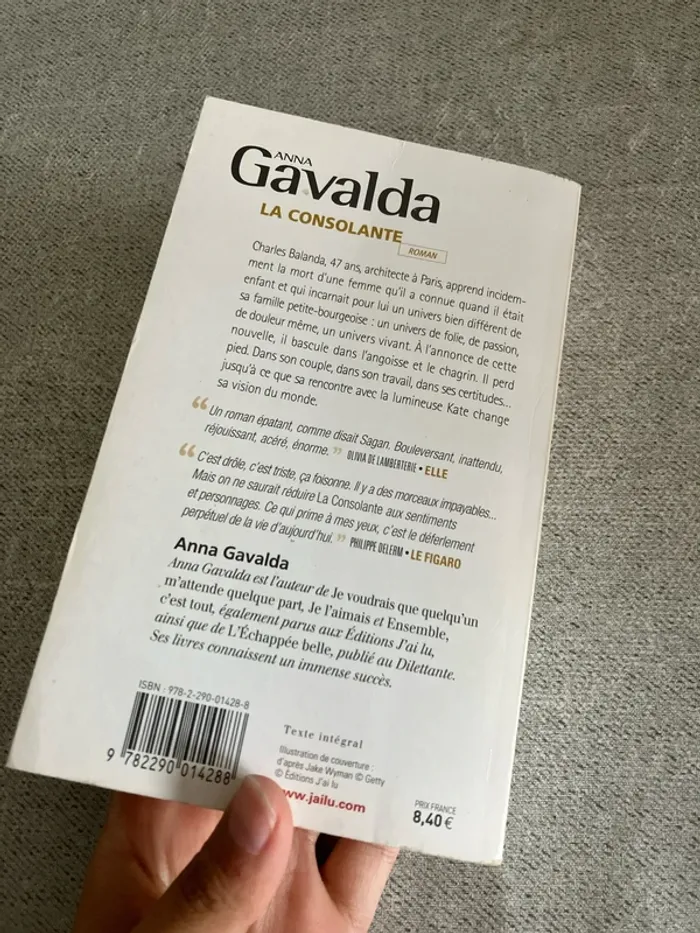 La Consolante – Anna Gavalda – Édition J’ai Lu - photo numéro 3