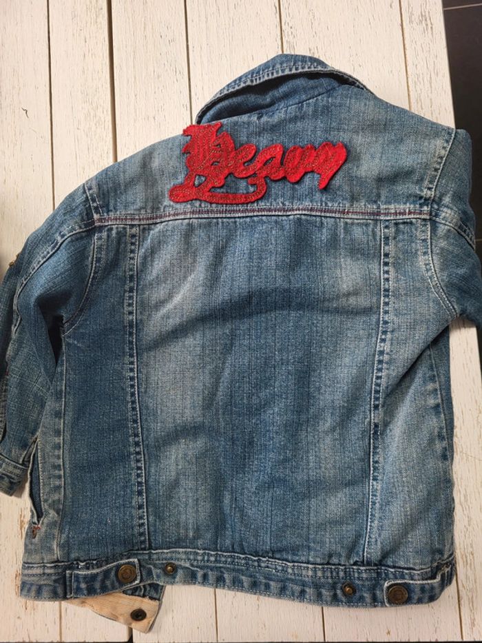 Veste molletonné en jean - photo numéro 4