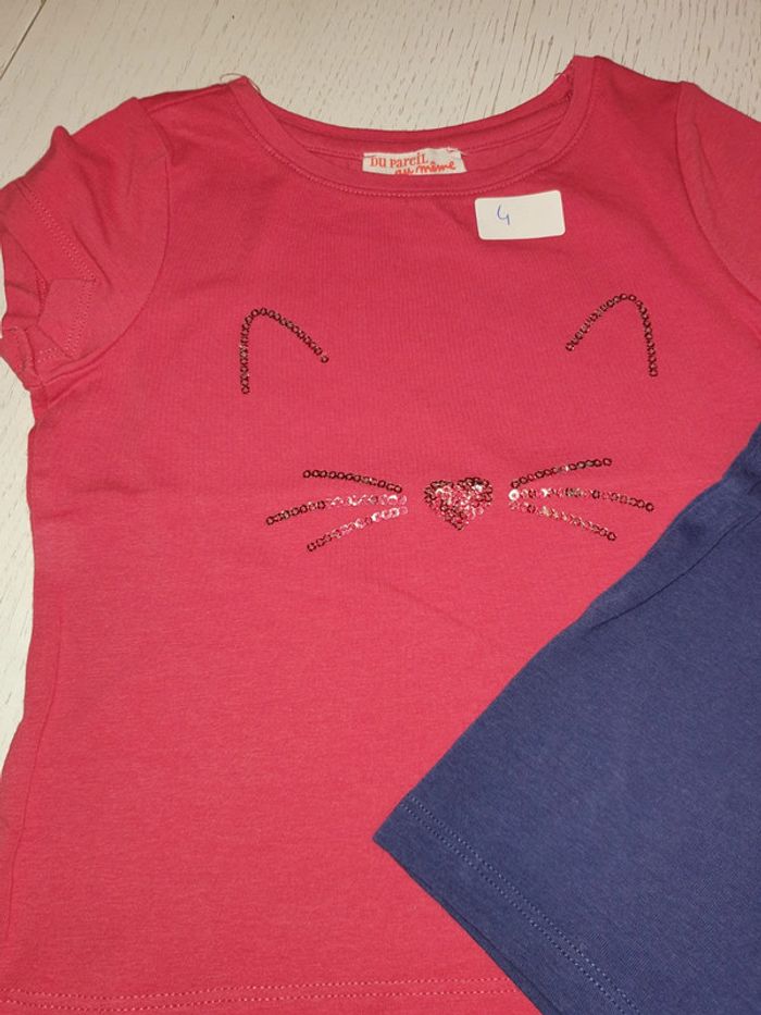 Tee shirt manche courte 2 ans dpam - photo numéro 2