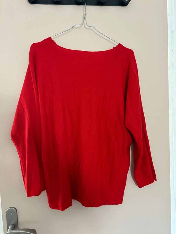 Pull rouge - photo numéro 2