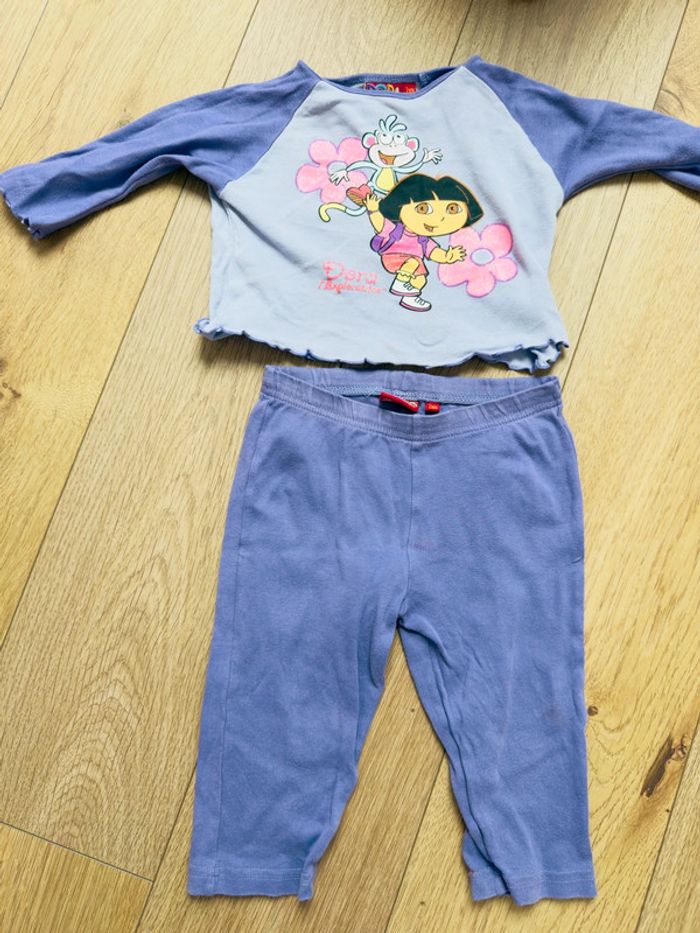 Pyjama Dora l’exploratrice violet en 2ans