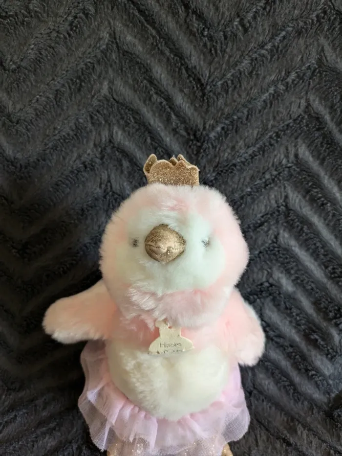 Peluche Pingouin rose - photo numéro 4