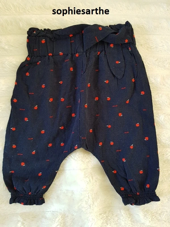 Pantalon léger fille 3 mois