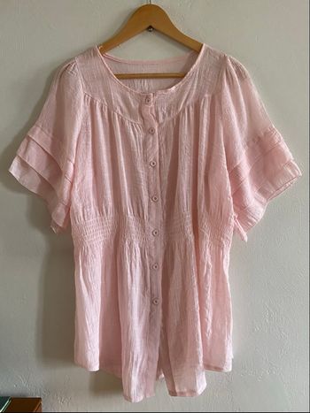 Blouse légère, rose 