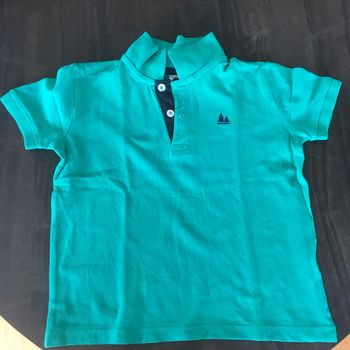 Polo vert 6 ans
