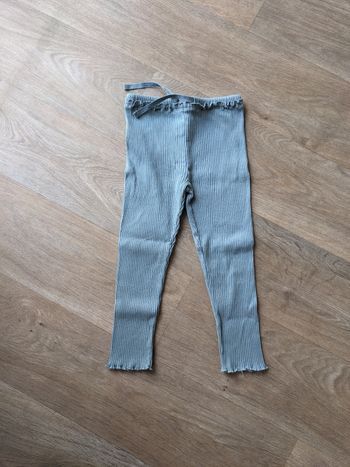 Legging vert monoprix 36 mois coton bio