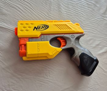 Pistolet nerf n strike scout 1x -3 jaune
