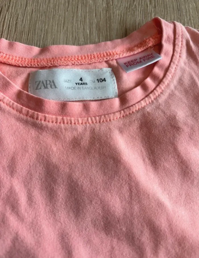 Tee shirt corail fluo - photo numéro 3