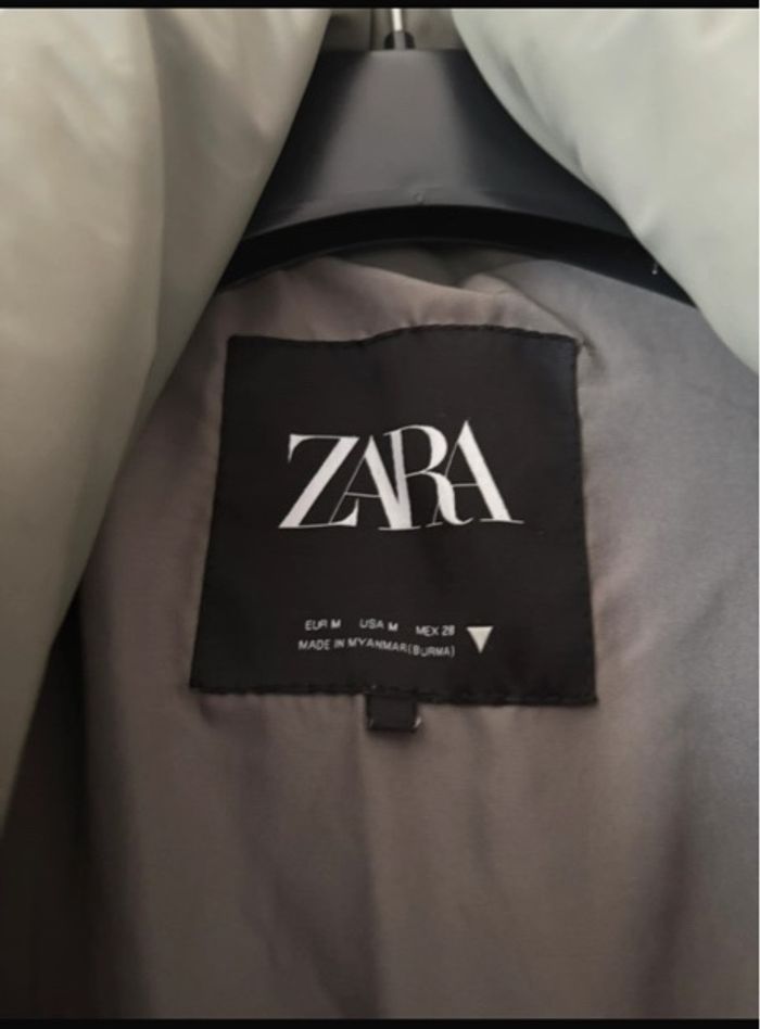 Doudoune Zara - kaki - photo numéro 2