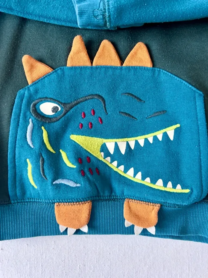 Ensemble DPAM 5 ans AH 2024-2025 – Sweat dinosaure + pantalon jogging dinos - photo numéro 3