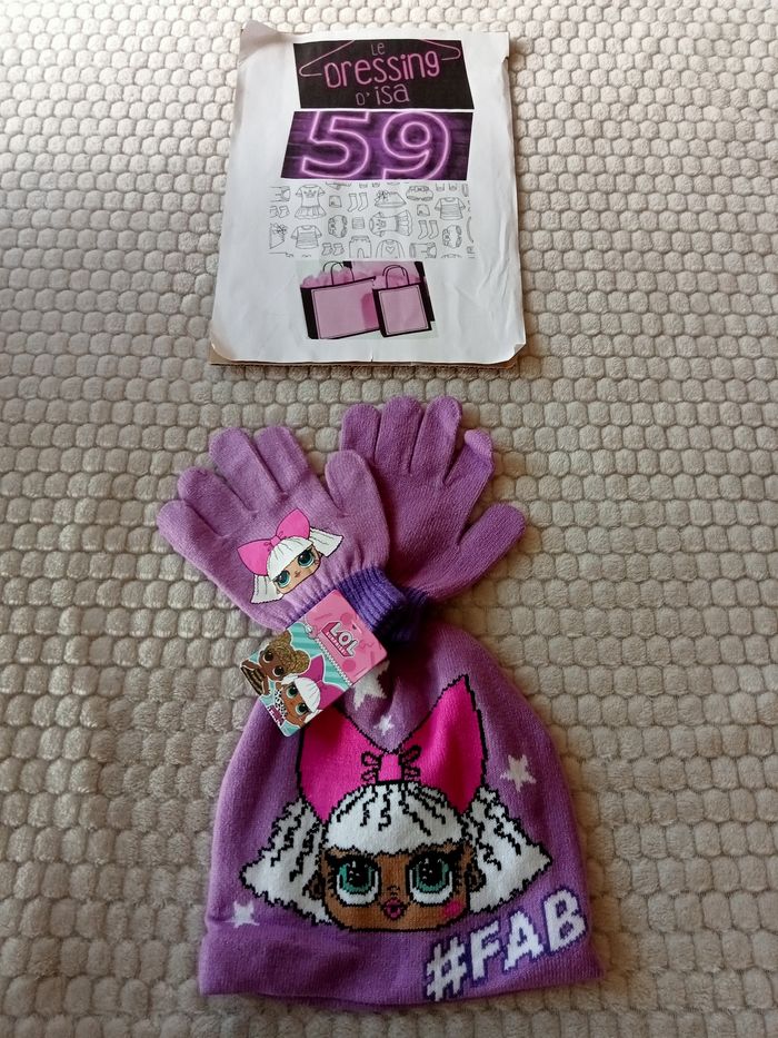 Bonnet + gants lol surprise