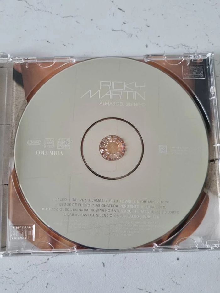 Almas Del Silencio Ricky Martin CD Album - photo numéro 3