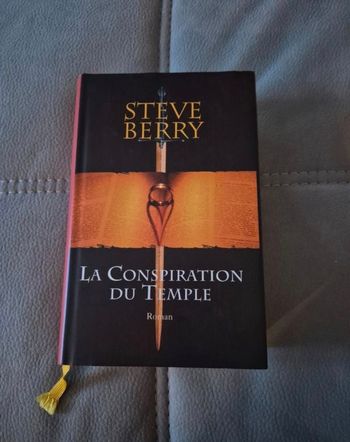 📘🗝️ La Conspiration du Temple – Steve Berry – Édition grand format