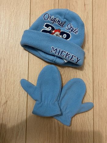 Ensemble bonnet gants Mickey