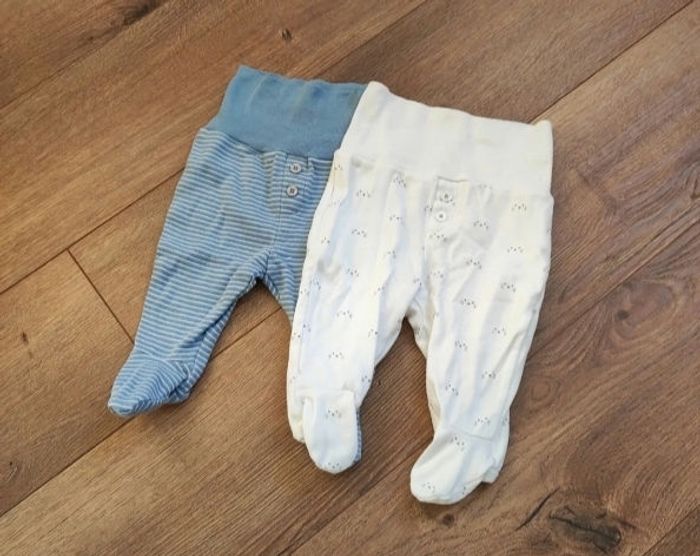 Lot de 2 pantalons bébé 1 mois Obaïbi