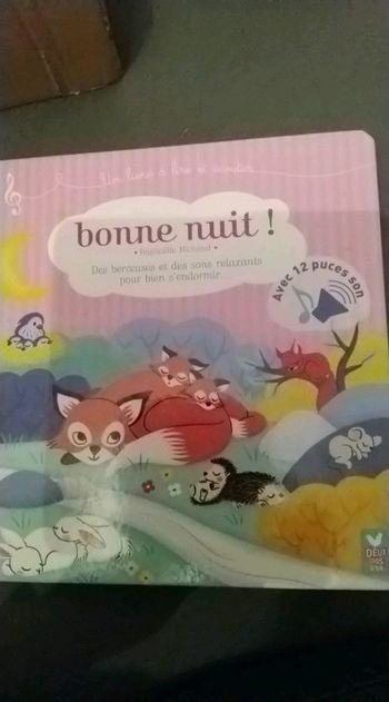 Livre bonne nuit des berceuses et des sons relaxants pour bien dormir