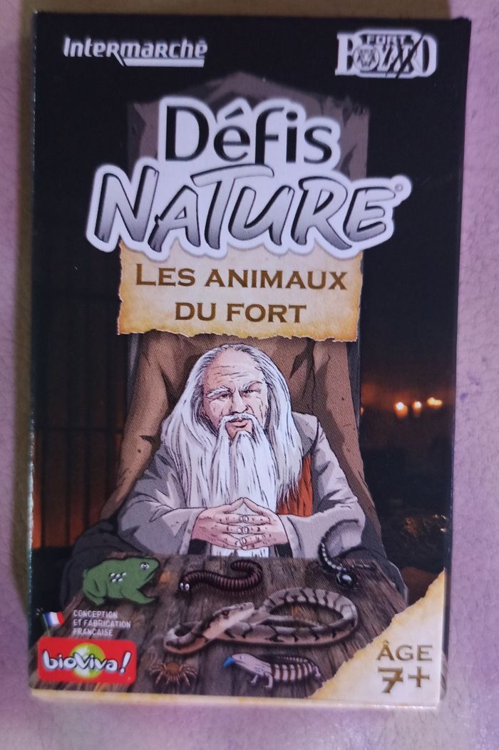 🕷 Jeu de cartes fort Boyard defi nature avec animaux🕷 - photo numéro 1