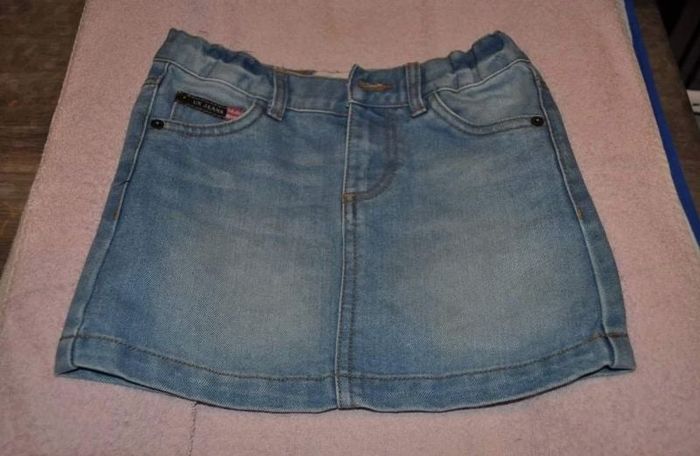 Jupe en jean 8 ans fille