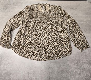 Blouse fleurie fille