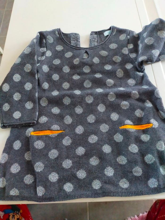 Ensemble robe et legging 12 mois - photo numéro 2