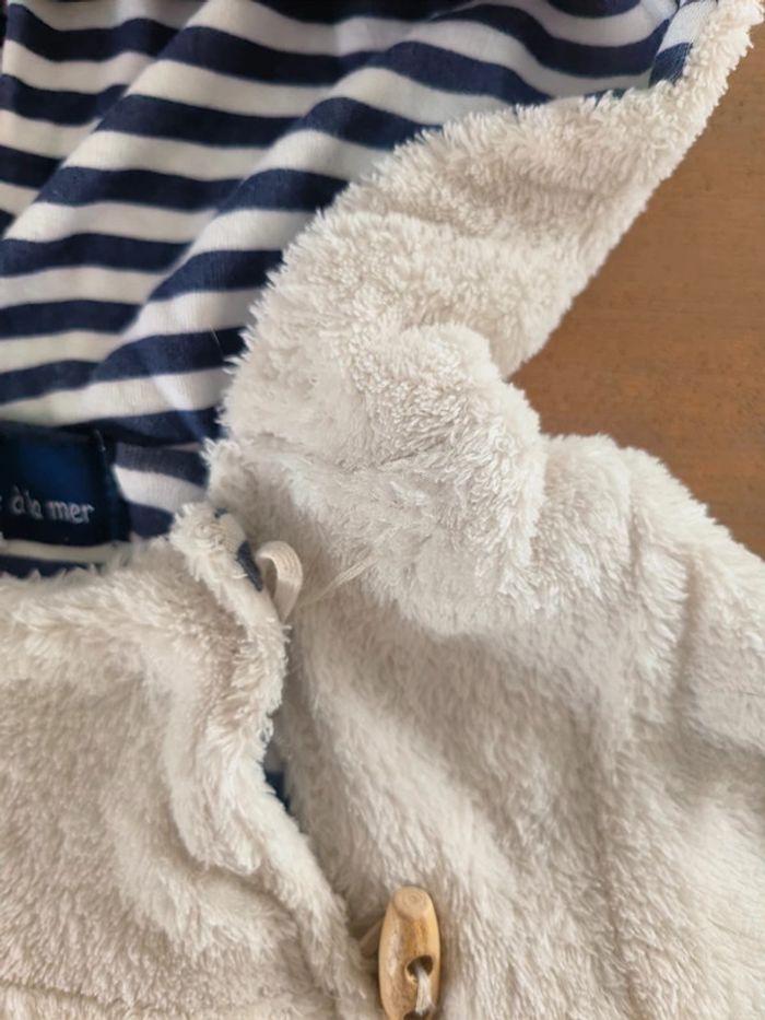 Surpyjama Les Petits Cœurs A La Mer garçon 3 mois - photo numéro 5