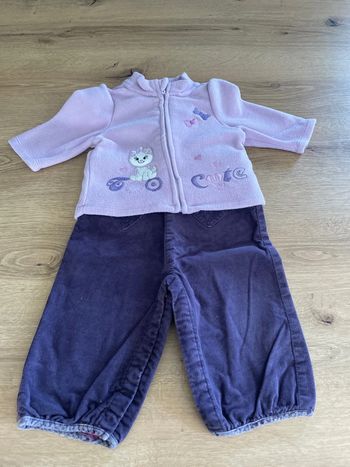 Ensemble, filles, hiver, taille 9 mois