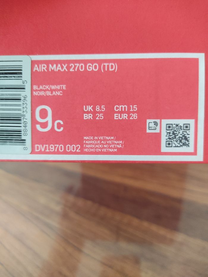 Baskets Nike air max 270 go T 26 - photo numéro 9